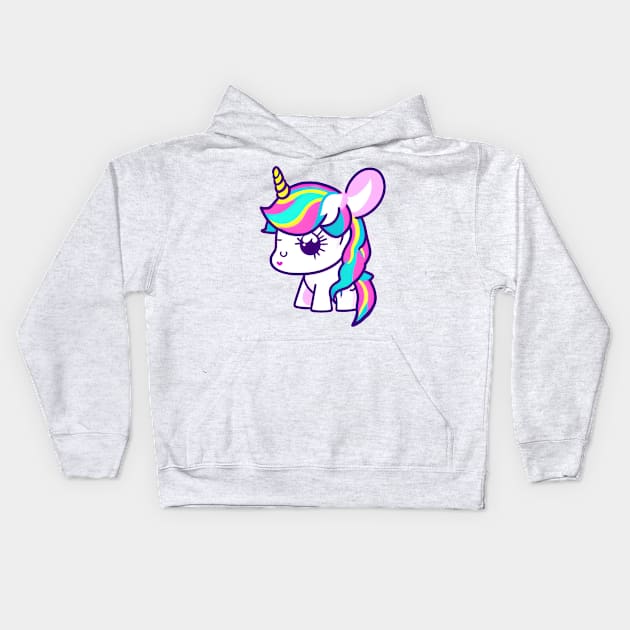 A CUTE KAWAI Unicorn Kids Hoodie by mmamma030